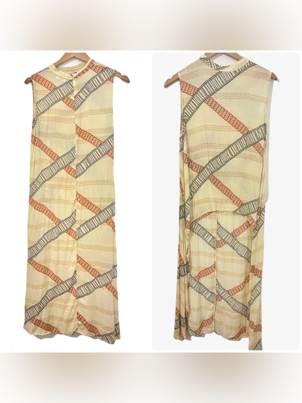 Dezigns by Kamohoali’i Hawaii ✨ Women’s Top Hi Lo Kaneikawaiola Collection LARGE - Picture 2 of 4
